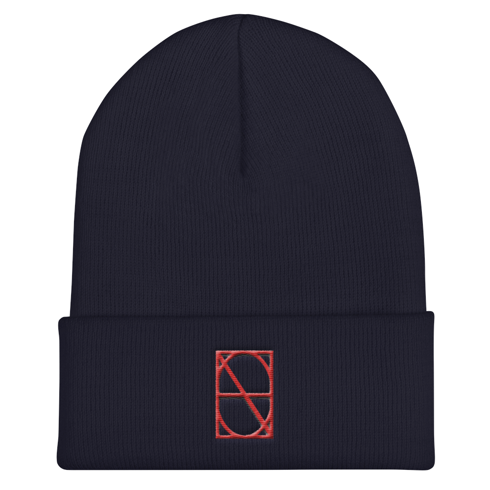 Neo-Don - Red on Black - Cuffed Beanie