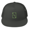 Neo-Don - Hulk Green - Mesh Back Snapback - Charcoal Grey
