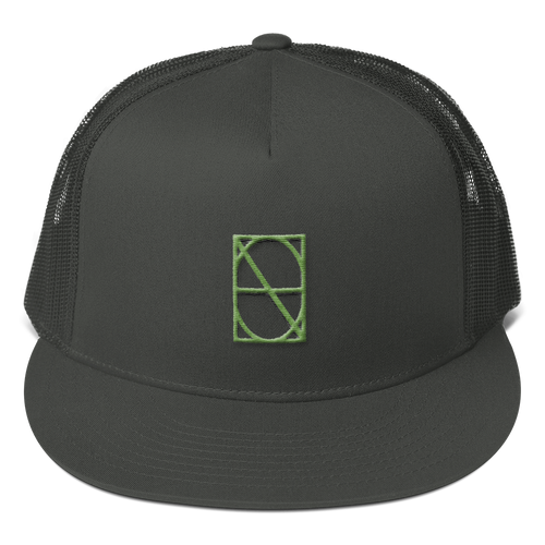 Neo-Don - Hulk Green - Mesh Back Snapback - Charcoal Grey