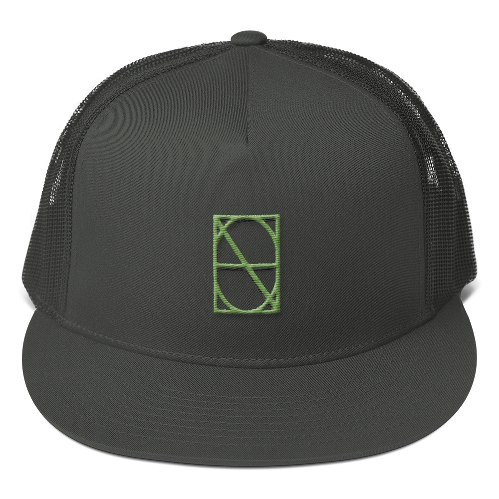Neo-Don - Hulk Green - Mesh Back Snapback - Charcoal Grey