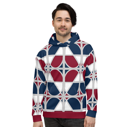 Neo-Don 'MERCA' Unisex Hoodie - 2 - Blue Hood