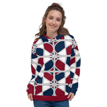 Load image into Gallery viewer, Neo-Don &#39;MERCA&#39; Unisex Hoodie - 3 - Blue hood